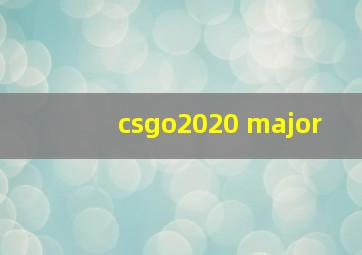 csgo2020 major